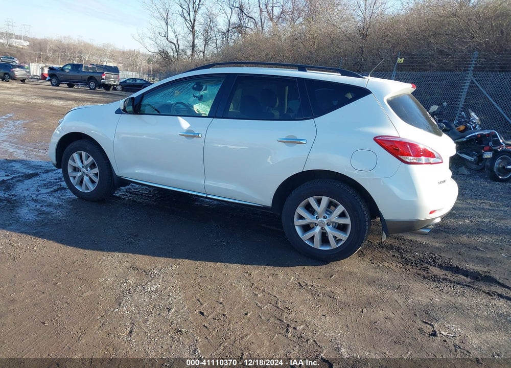 2014 NISSAN MURANO SL VIN: JN8AZ1MWXEW521024