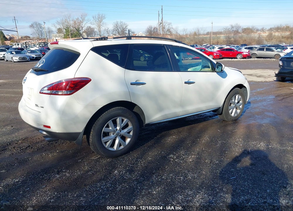 2014 NISSAN MURANO SL VIN: JN8AZ1MWXEW521024