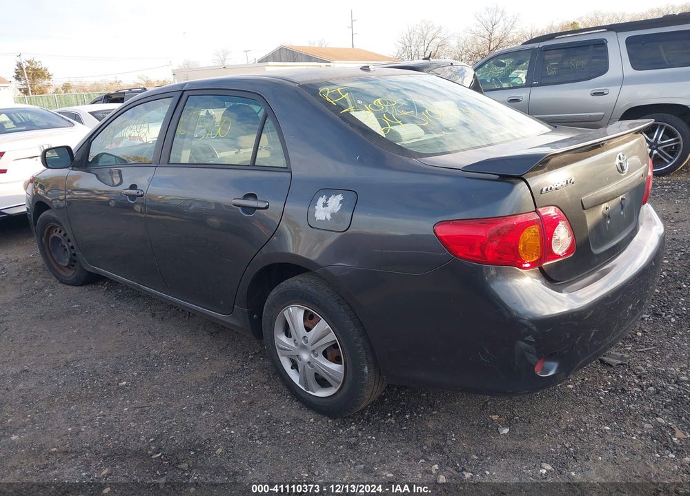 2009 TOYOTA COROLLA LE VIN: 2T1BU40E29C126864