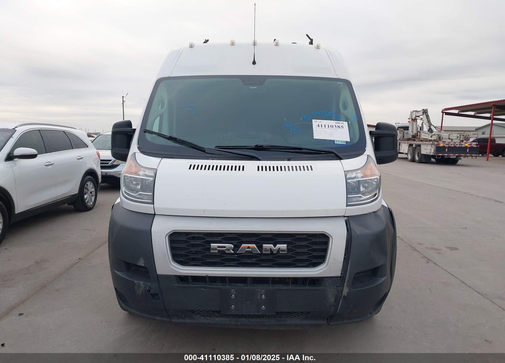 2021 RAM PROMASTER 2500 HIGH ROOF 159 WB VIN: 3C6LRVDG1ME583044