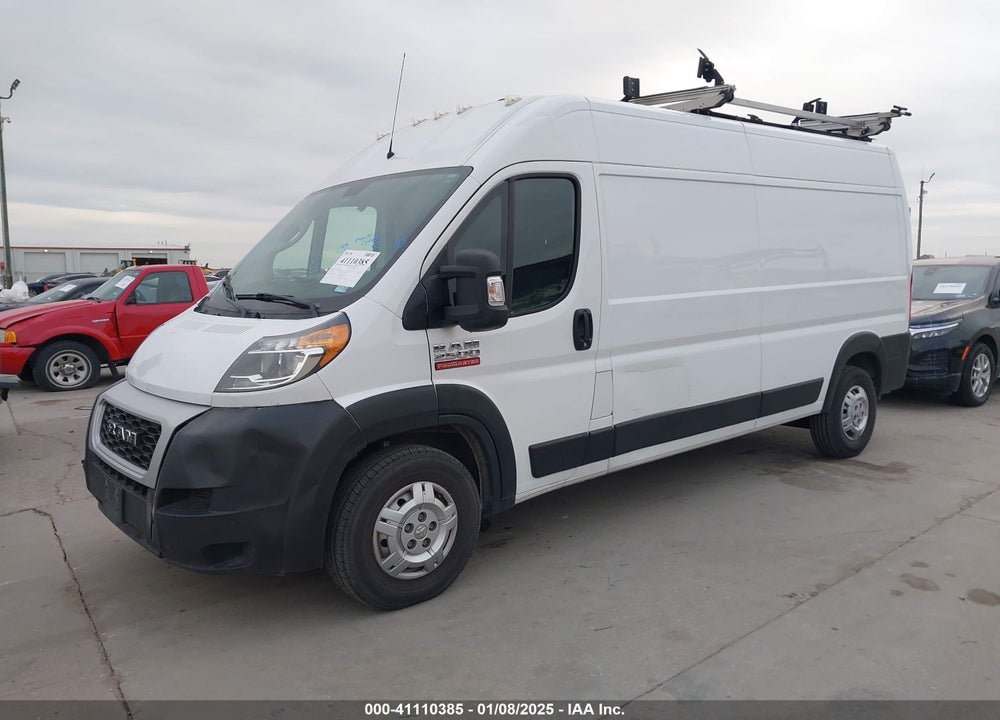 2021 RAM PROMASTER 2500 HIGH ROOF 159 WB VIN: 3C6LRVDG1ME583044