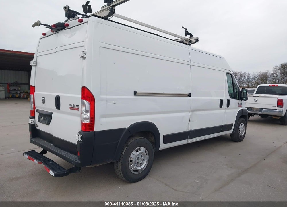 2021 RAM PROMASTER 2500 HIGH ROOF 159 WB VIN: 3C6LRVDG1ME583044