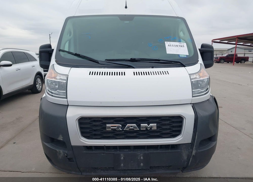 2021 RAM PROMASTER 2500 HIGH ROOF 159 WB VIN: 3C6LRVDG1ME583044