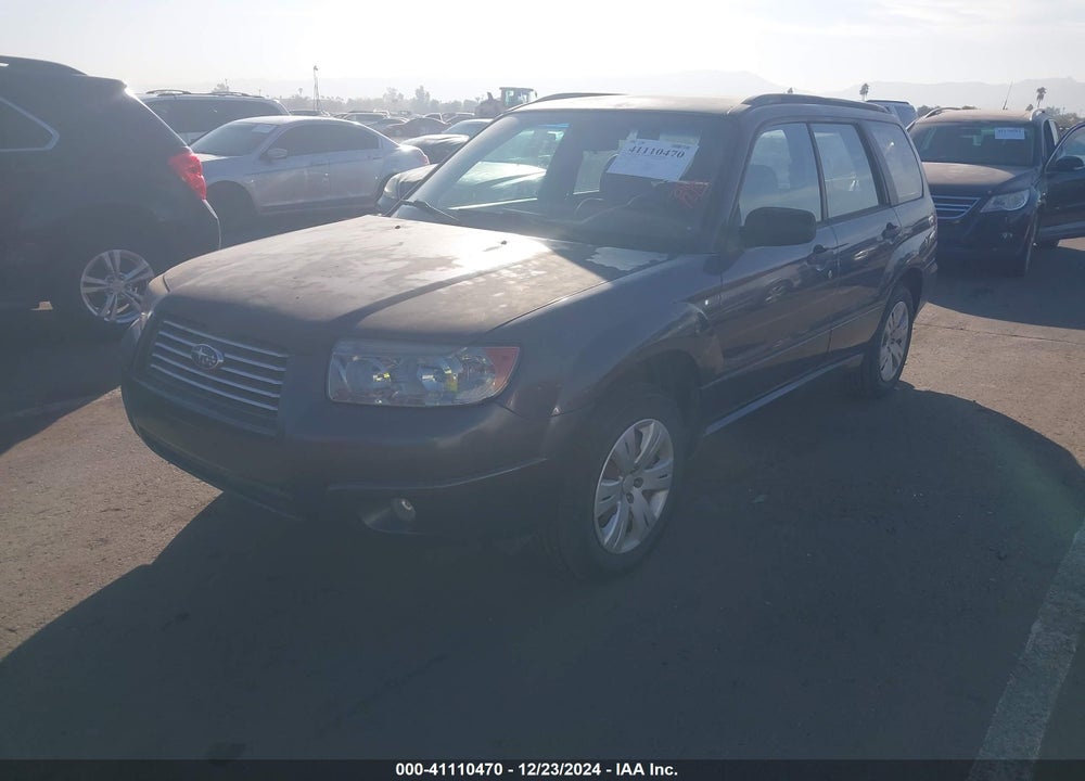 2008 SUBARU FORESTER 2.5X VIN: JF1SG63628G718357