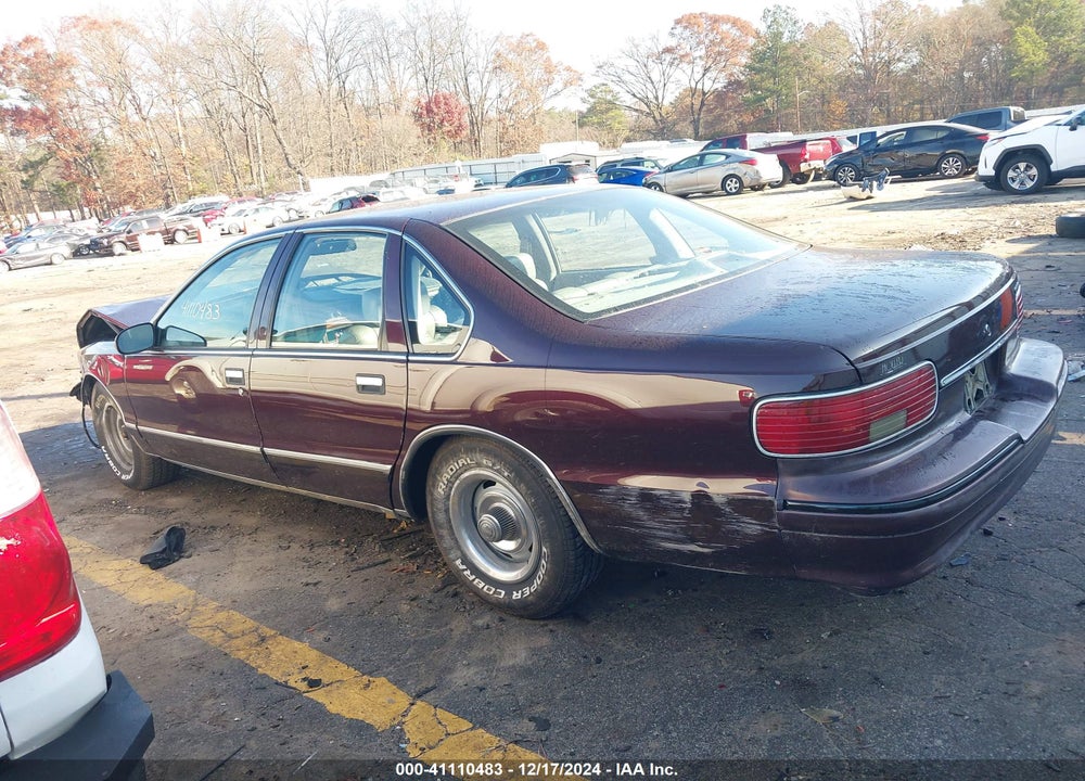 1996 CHEVROLET CAPRICE CLASSIC VIN: 1G1BL52WXTR105913