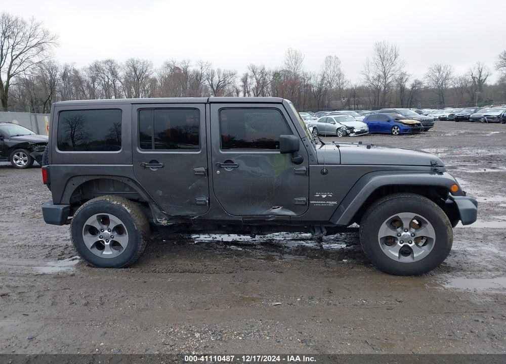 2018 JEEP WRANGLER JK UNLIMITED SAHARA 4X4 VIN: 1C4BJWEG5JL833534