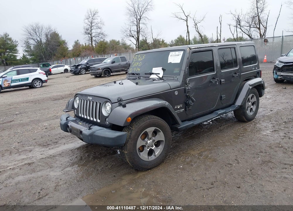 2018 JEEP WRANGLER JK UNLIMITED SAHARA 4X4 VIN: 1C4BJWEG5JL833534
