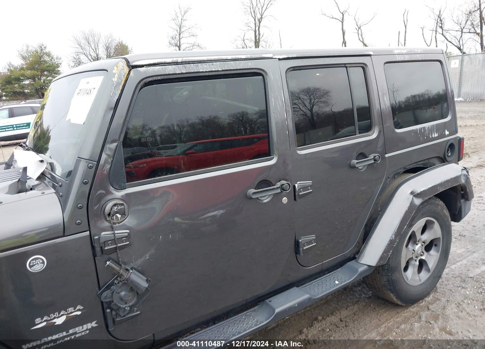 2018 JEEP WRANGLER JK UNLIMITED SAHARA 4X4 VIN: 1C4BJWEG5JL833534