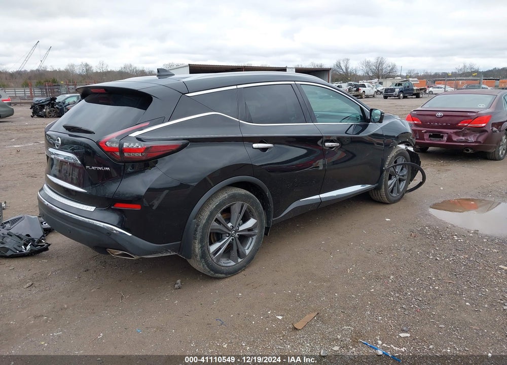 2020 NISSAN MURANO PLATINUM FWD VIN: 5N1AZ2DJ9LN174869