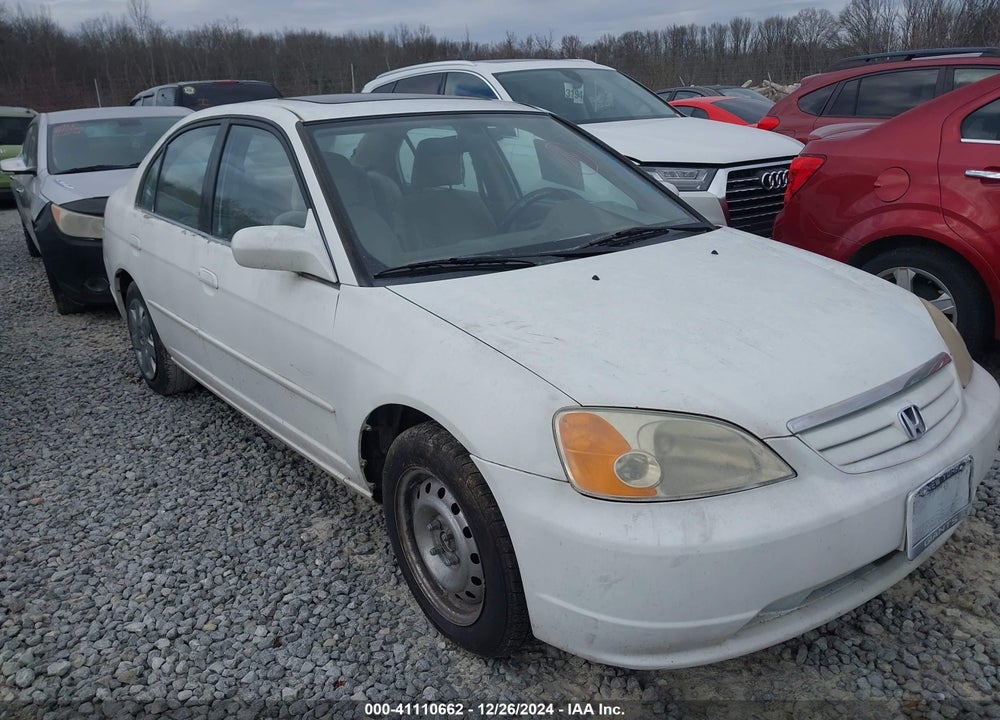 2001 HONDA CIVIC EX VIN: 2HGES25711H601210