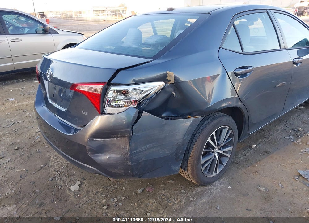 2017 TOYOTA COROLLA L/LE/XLE/SE/XSE VIN: 2T1BURHE3HC961565