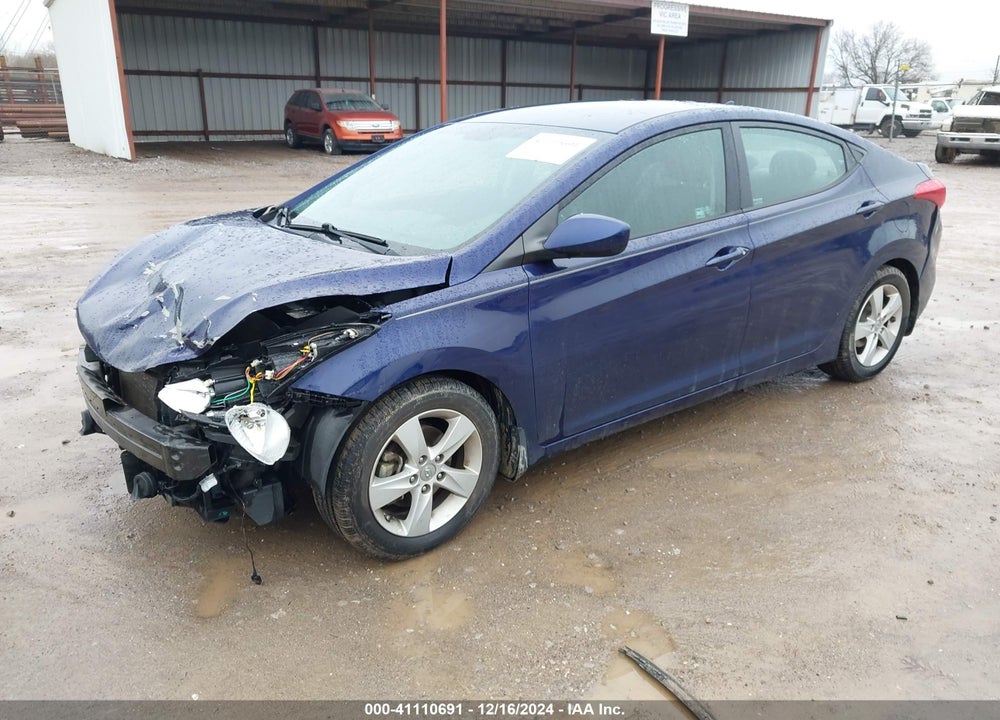 2013 HYUNDAI ELANTRA GLS VIN: 5NPDH4AE8DH386008