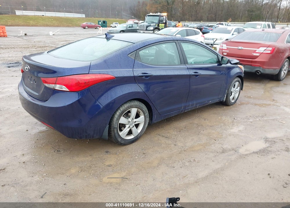2013 HYUNDAI ELANTRA GLS VIN: 5NPDH4AE8DH386008