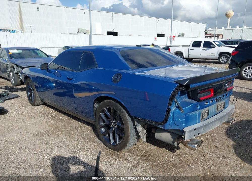 2022 DODGE CHALLENGER R/T VIN: 2C3CDZBT8NH112873