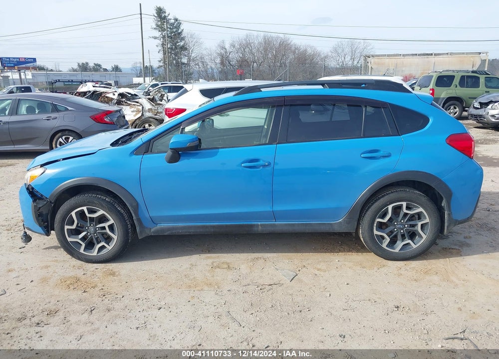 2016 SUBARU CROSSTREK 2.0I LIMITED VIN: JF2GPANCXGH311208