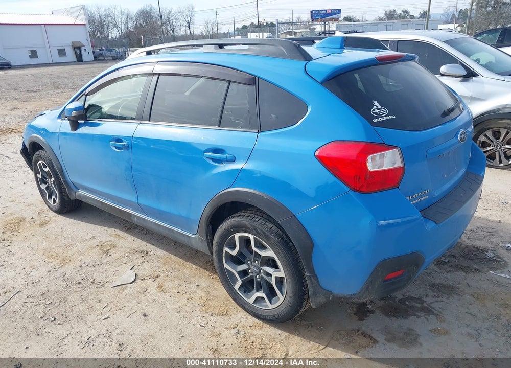 2016 SUBARU CROSSTREK 2.0I LIMITED VIN: JF2GPANCXGH311208