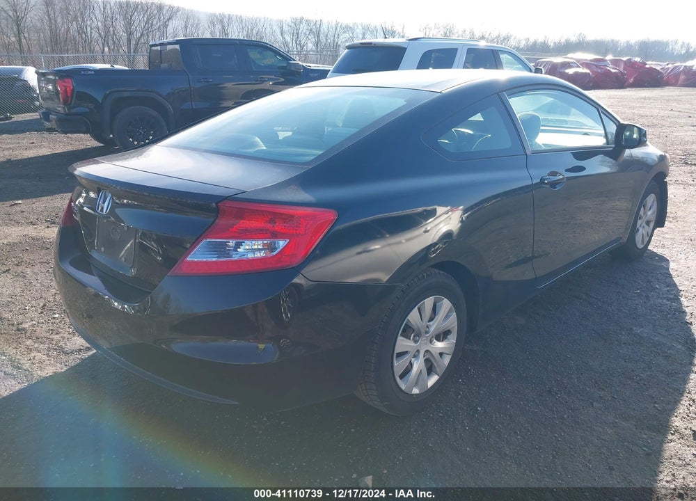 2012 HONDA CIVIC VIN: 2HGFG3B5XCH554941