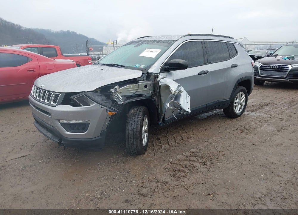 2019 JEEP COMPASS SPORT 4X4 VIN: 3C4NJDAB6KT781168