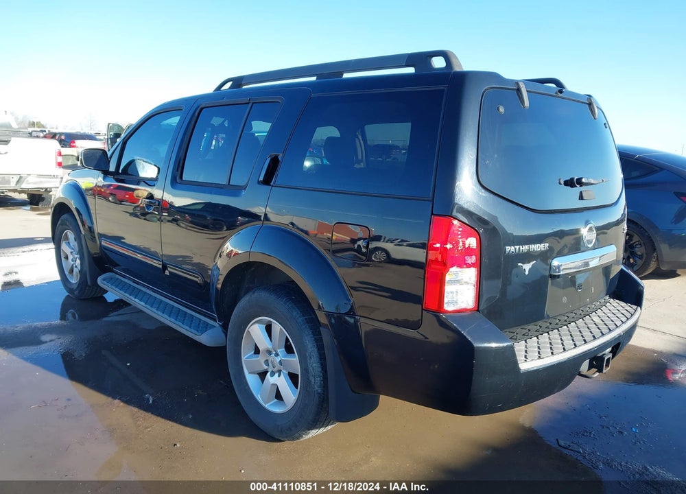 2010 NISSAN PATHFINDER SE VIN: 5N1AR1NN5AC604451