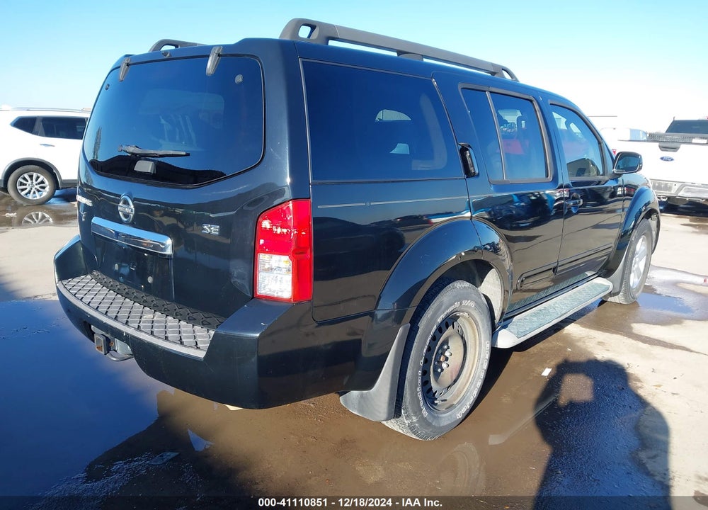 2010 NISSAN PATHFINDER SE VIN: 5N1AR1NN5AC604451