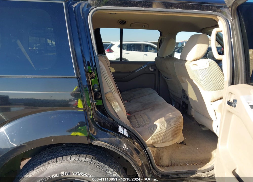 2010 NISSAN PATHFINDER SE VIN: 5N1AR1NN5AC604451