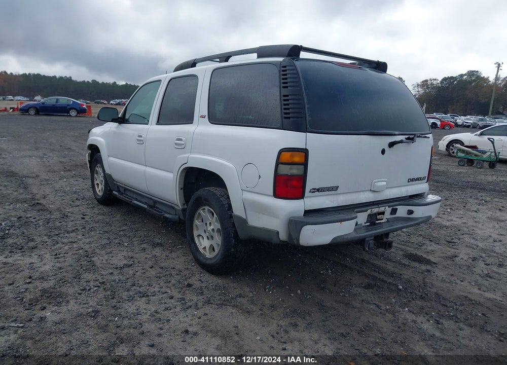 2005 CHEVROLET TAHOE Z71 VIN: 1GNEK13T65R107592