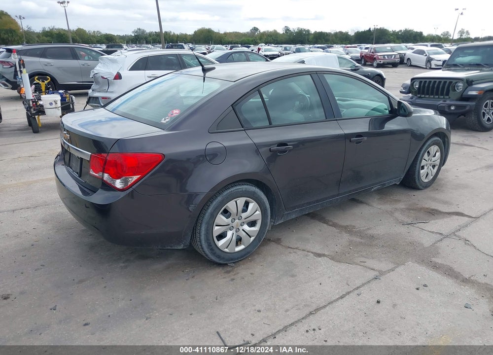 2014 CHEVROLET CRUZE LS MANUAL VIN: 1G1PB5SH0E7351474
