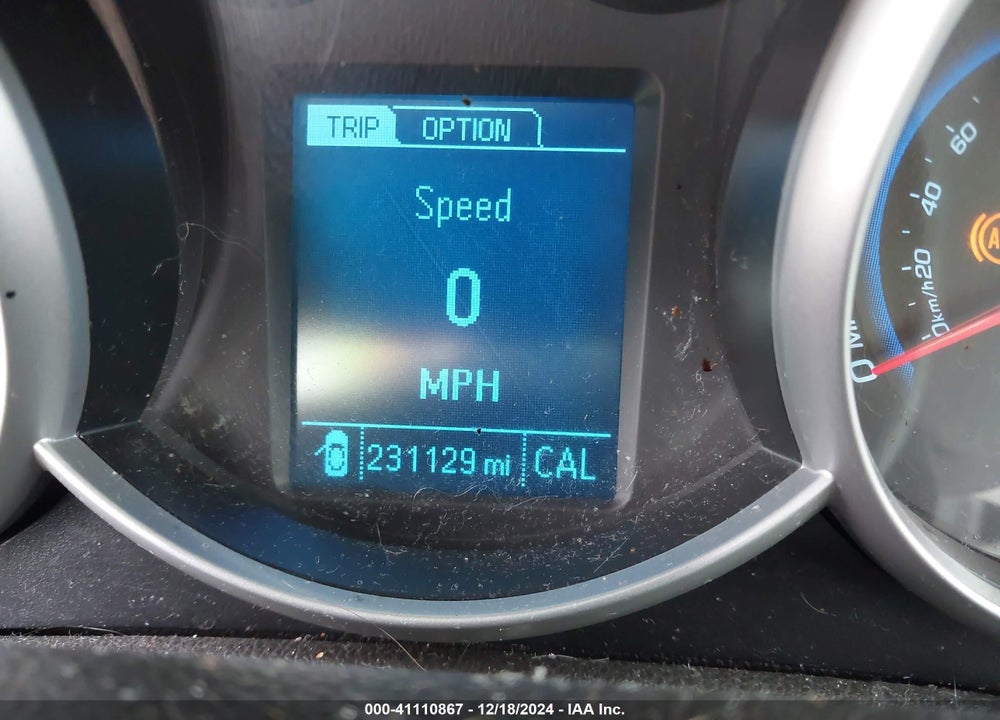 2014 CHEVROLET CRUZE LS MANUAL VIN: 1G1PB5SH0E7351474