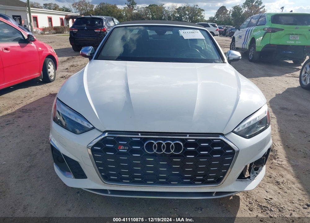 2022 AUDI S5 CABRIOLET VIN: WAUY4GF50NN002230