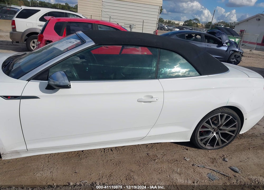 2022 AUDI S5 CABRIOLET VIN: WAUY4GF50NN002230