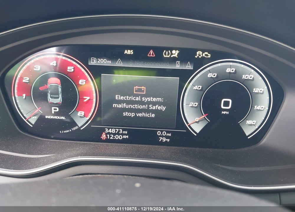 2022 AUDI S5 CABRIOLET VIN: WAUY4GF50NN002230