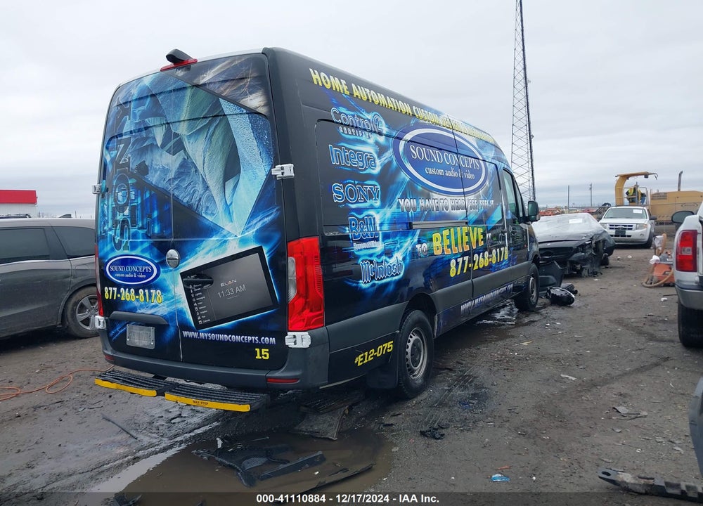 2020 FREIGHTLINER SPRINTER 2500 HIGH ROOF V6 VIN: W2Y4ECHY8LT038477