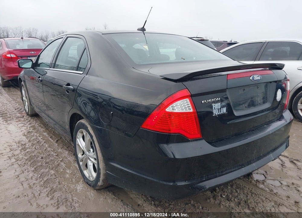 2012 FORD FUSION SE VIN: 3FAHP0HA5CR135867