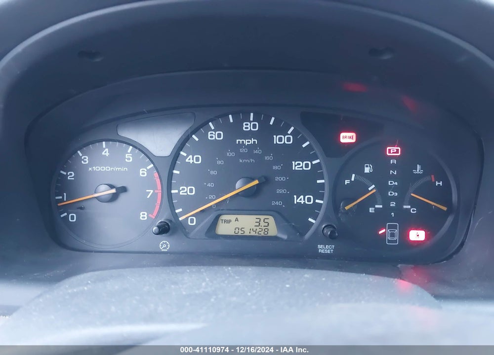 2001 HONDA ACCORD 3.0 EX VIN: 1HGCG165X1A033408