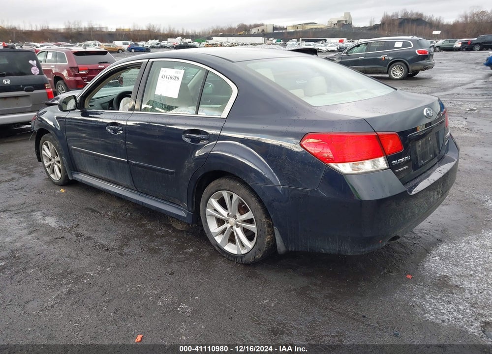 2013 SUBARU LEGACY 2.5I PREMIUM VIN: 4S3BMBG63D3002526