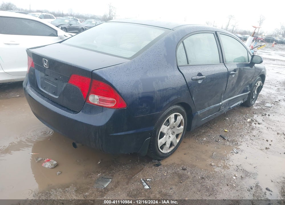 2008 HONDA CIVIC LX VIN: 1HGFA15568L082703