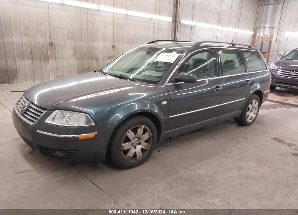 2003 VOLKSWAGEN PASSAT GLX VIN: WVWYH63BX3E210785