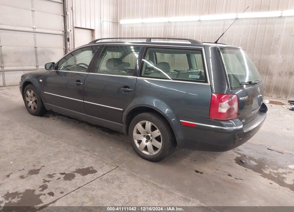 2003 VOLKSWAGEN PASSAT GLX VIN: WVWYH63BX3E210785