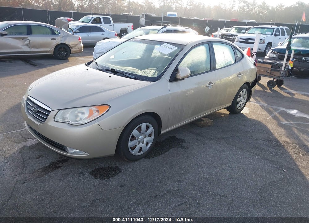 2008 HYUNDAI ELANTRA GLS/SE VIN: KMHDU46D38U514870