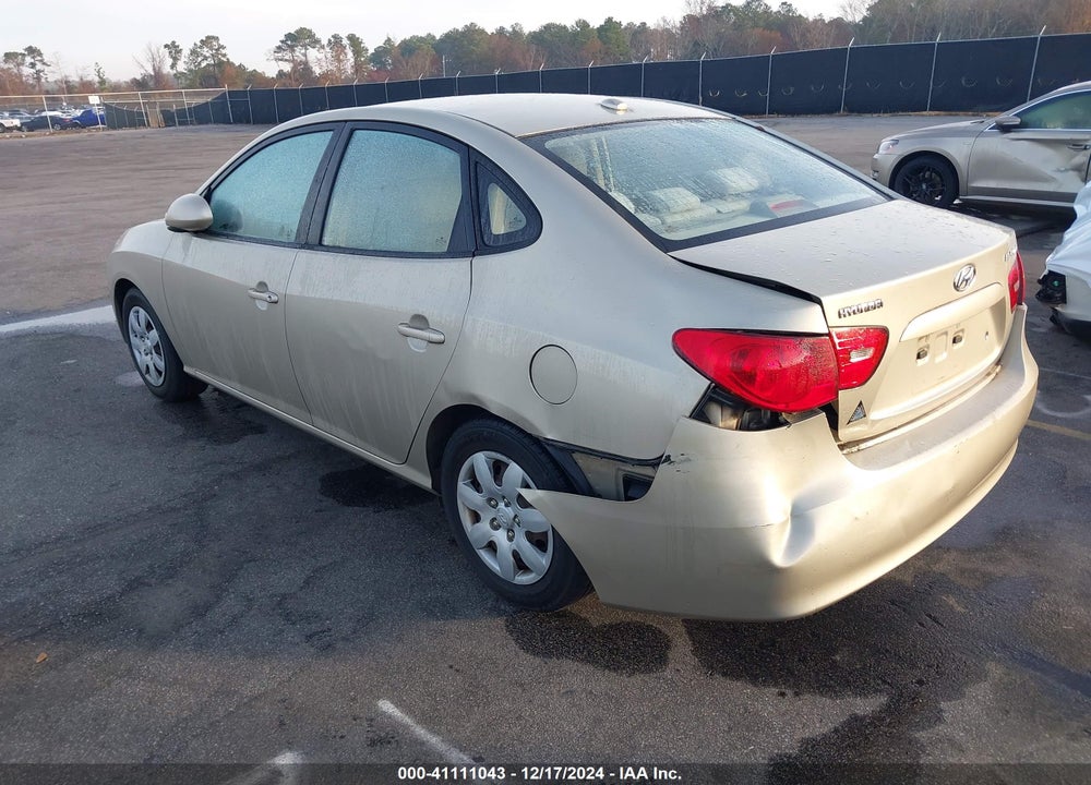 2008 HYUNDAI ELANTRA GLS/SE VIN: KMHDU46D38U514870