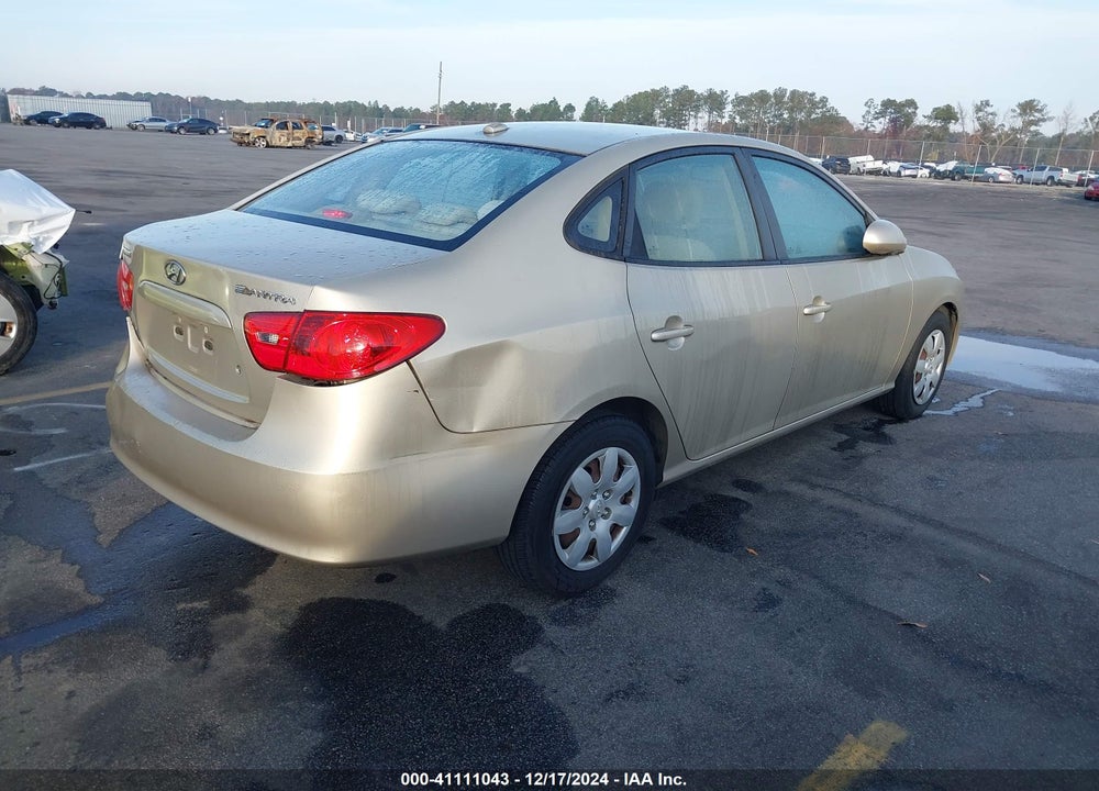 2008 HYUNDAI ELANTRA GLS/SE VIN: KMHDU46D38U514870