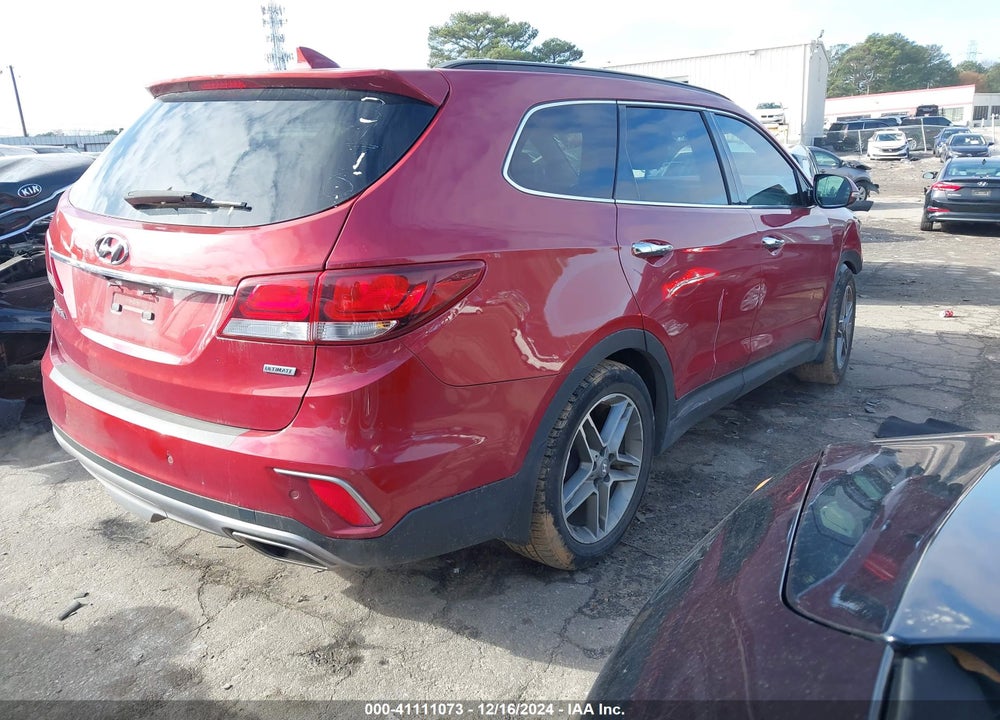 2018 HYUNDAI SANTA FE SE ULTIMATE VIN: KM8SR4HFXJU283110