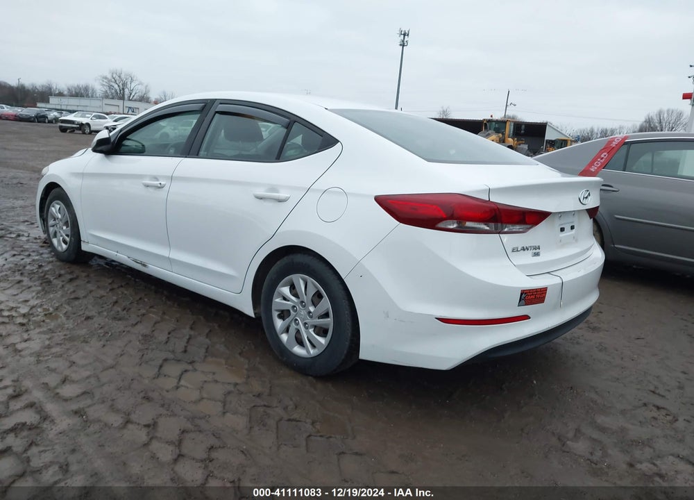 2018 HYUNDAI ELANTRA SE VIN: 5NPD74LF3JH345774
