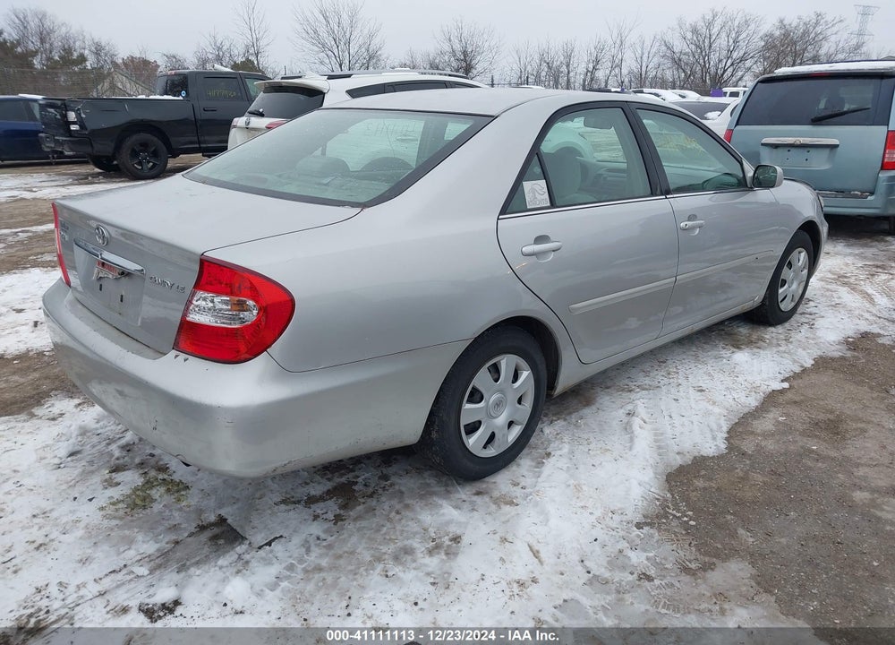 2004 TOYOTA CAMRY LE VIN: 4T1BE32KX4U327090