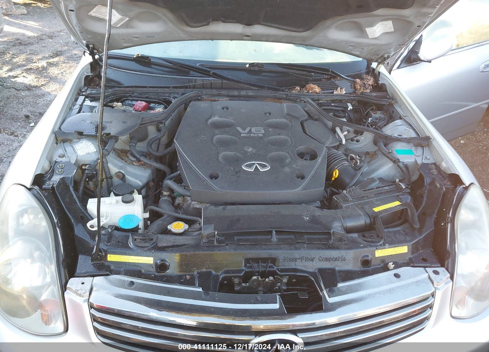 2003 INFINITI G35 LUXURY LEATHER VIN: JNKCV51E13M022591