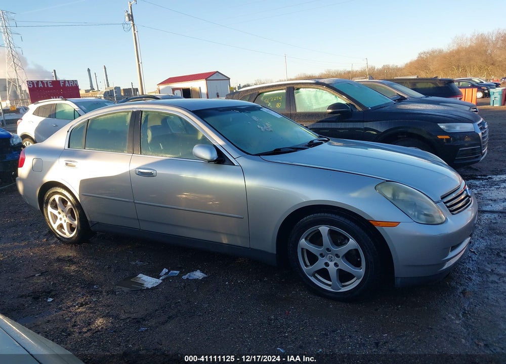 2003 INFINITI G35 LUXURY LEATHER VIN: JNKCV51E13M022591