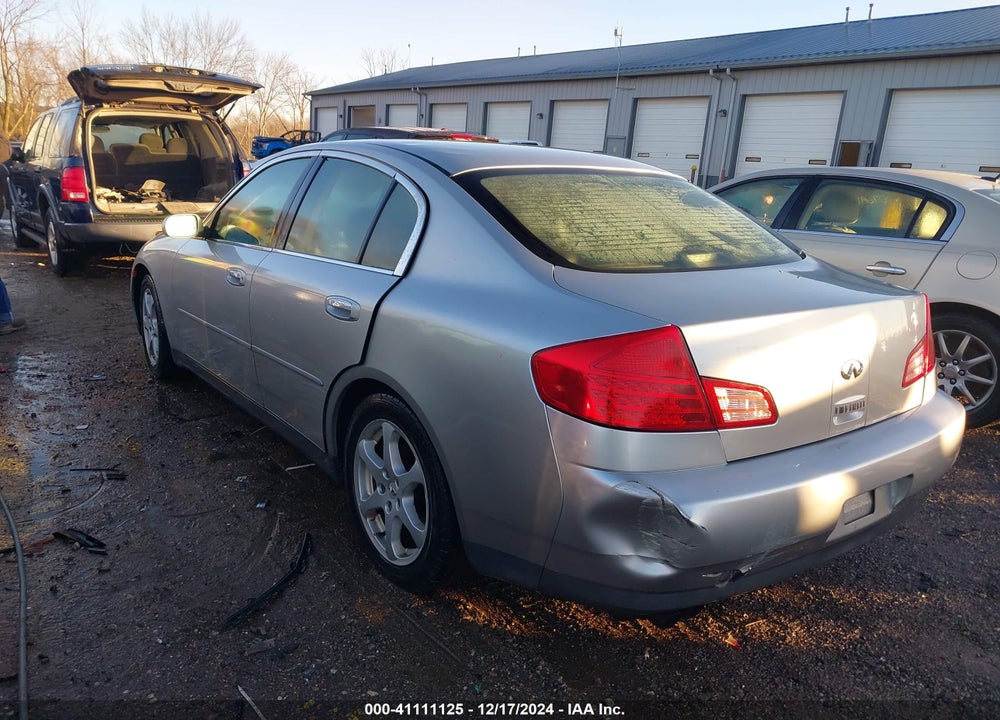 2003 INFINITI G35 LUXURY LEATHER VIN: JNKCV51E13M022591