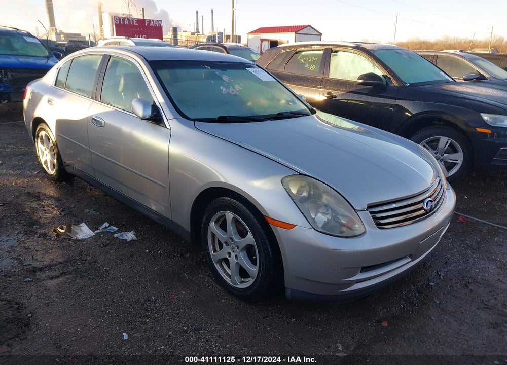 2003 INFINITI G35 LUXURY LEATHER VIN: JNKCV51E13M022591