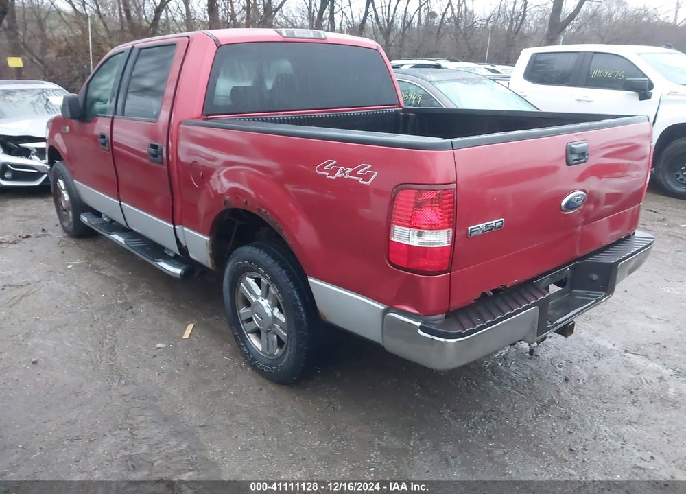 2007 FORD F150 VIN: 1FTRW14W17FB58221