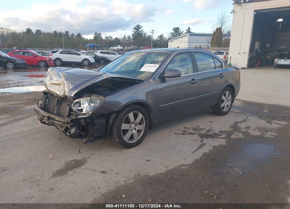2007 KIA OPTIMA LX VIN: KNAGE123X75108326